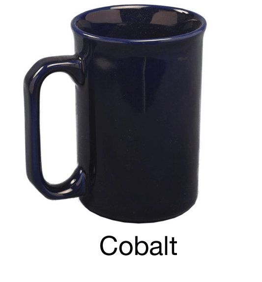 [1033, 4C] – 12oz Ceramic Mug Black, Cobalt