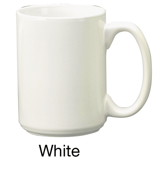[3435, 4C] – 15oz White El Grande Ceramic Mug (Blank)