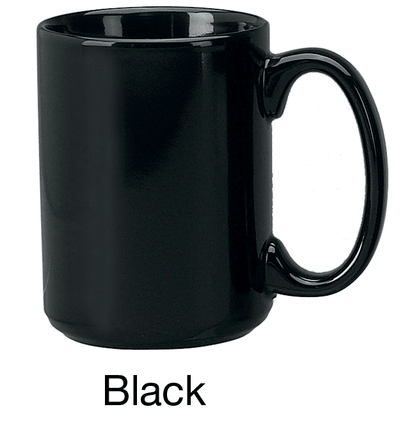 [3435, 4C] – 15oz El Grande Ceramic Mug Steel Blue, Cobalt, Black, Green, Aqua (Blank)