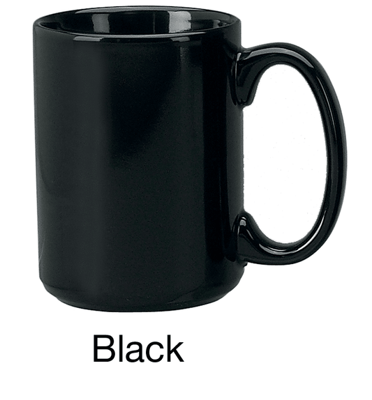 [3435, 4C] – 15oz El Grande Ceramic Mug Steel Blue, Cobalt, Black, Green, Aqua (Blank)