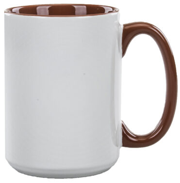 [1015, 4C] – 15 oz El Grande Stoneware Mug Red/Orange