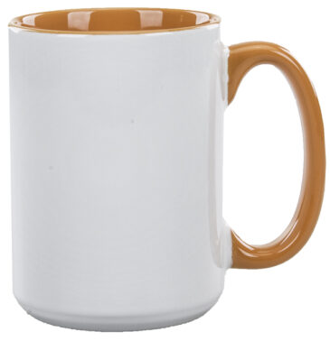 [1015, 4C] – 15 oz El Grande Stoneware Mug Red/Orange