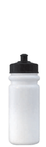 [5070W, 4C] – 600ml White Plastic Water Bottle (Lids Sold Separately) (Blank)