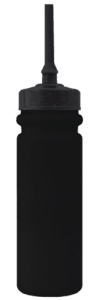[5080B, 4C] – 900ml Black Plastic Water Bottle (Lids Sold Separately)
