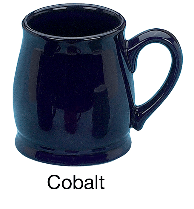 [803, 4C] – 16oz Ceramic Mug Black, Cobalt (Blank)