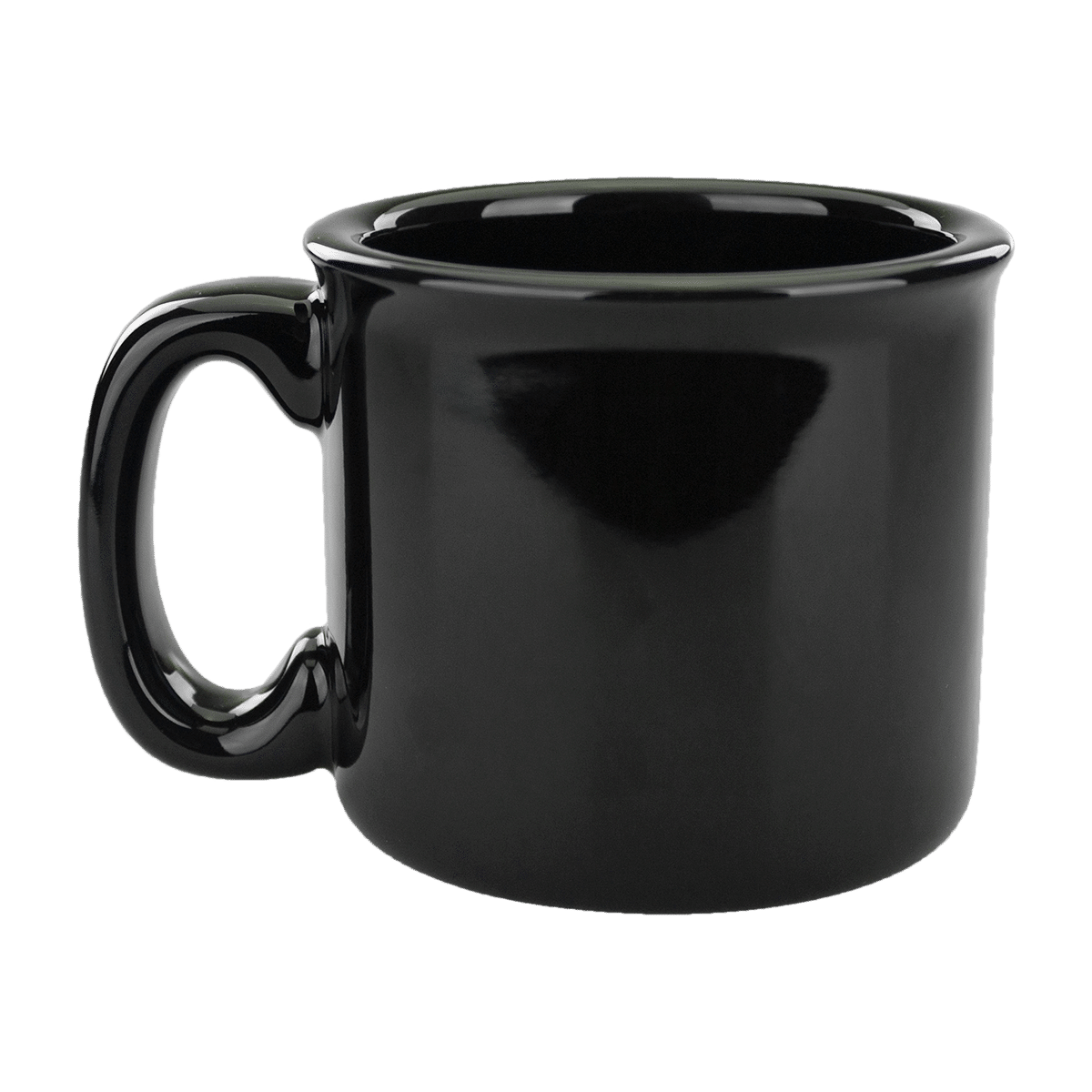 [5209, 4C] – 15 oz Ceramic Campfire Mug (Black, White, DarkPlum, Gamboge, Aqua, Burgundy, Green) (Blank)