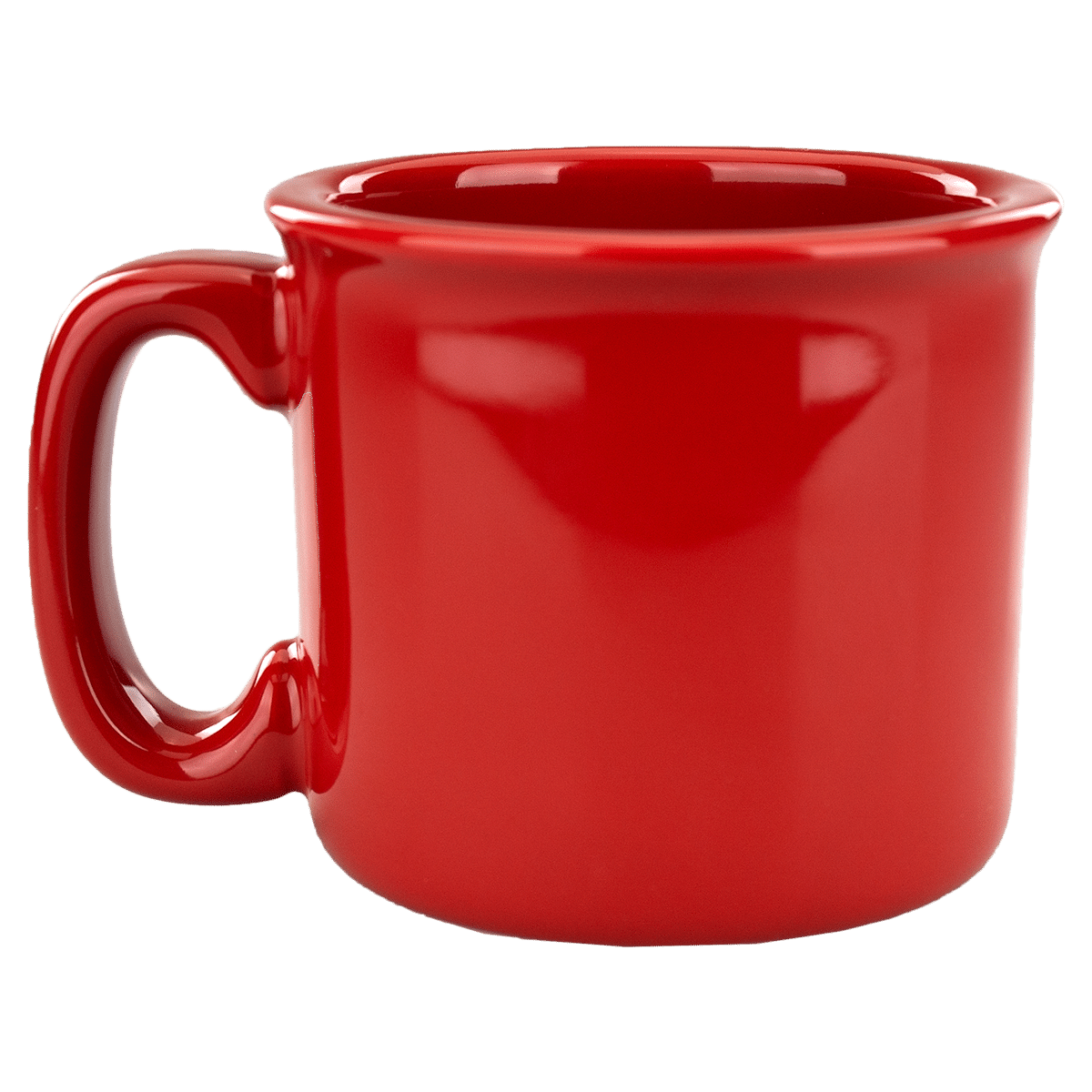 [5209, 4C] - 15 oz Ceramic Campfire Mug Red, Orange, Coral (Blank)
