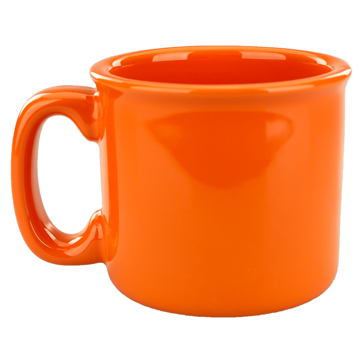 [5209, 4C] - 15 oz Ceramic Campfire Mug Red, Orange, Coral (Blank)