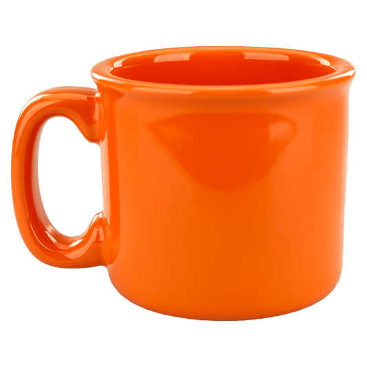 [5209, 4C] - 15 oz Ceramic Campfire Mug Red, Orange, Coral