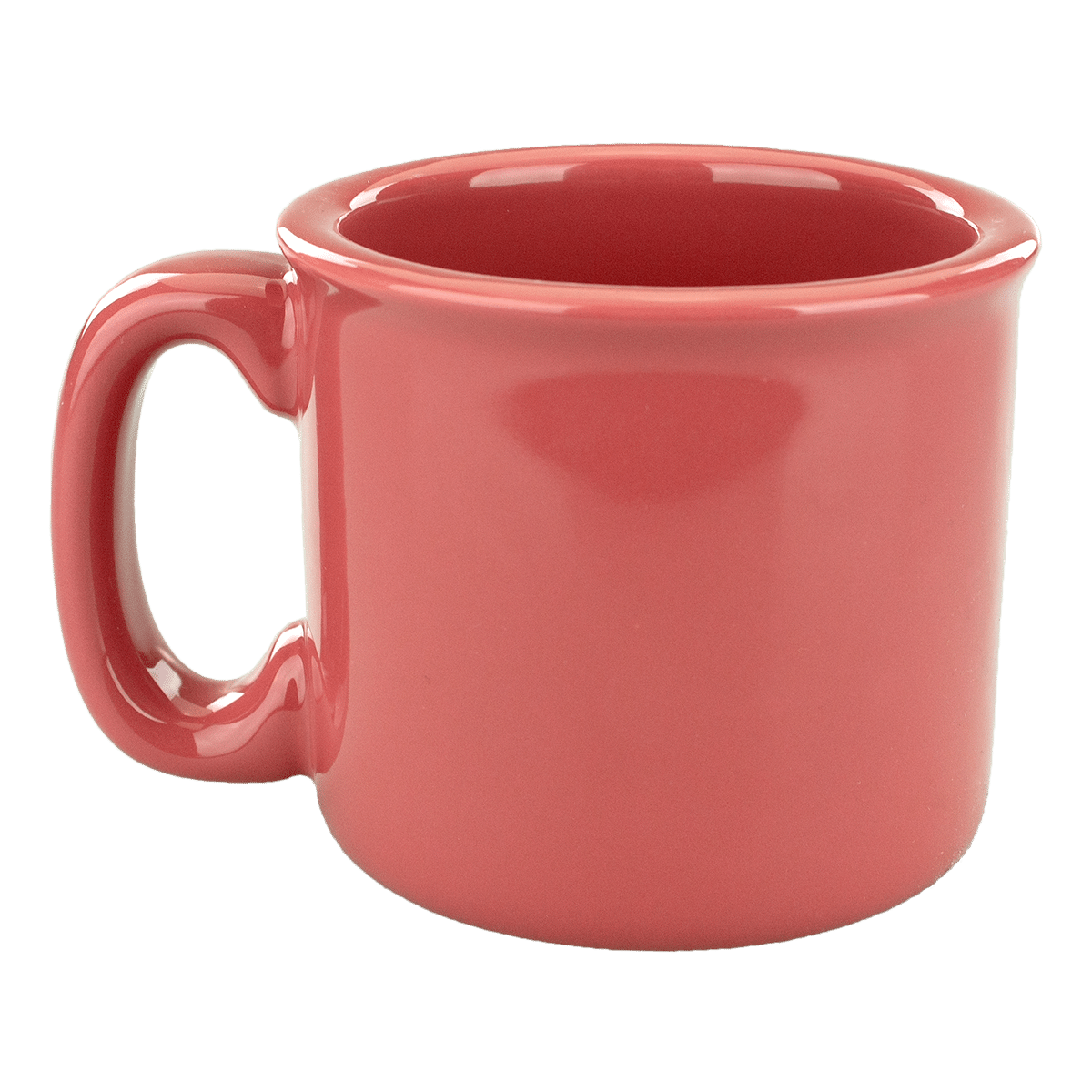 [5209, 4C] - 15 oz Ceramic Campfire Mug Red, Orange, Coral (Blank)