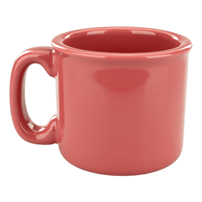 [5209, 4C] - 15 oz Ceramic Campfire Mug Red, Orange, Coral (Blank)