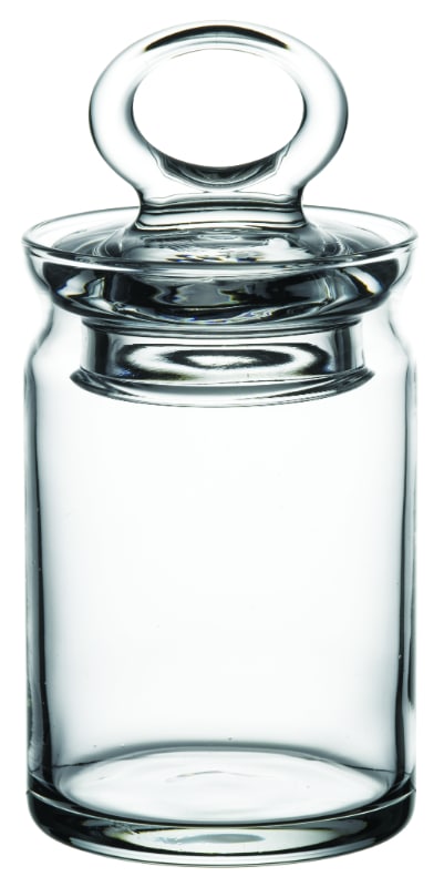[PG95104, 4C] – 8 oz Apothecary Jar with Glass Lid (Blank)