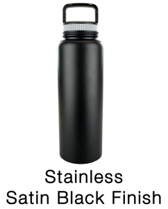 [SD12019SF, 4C] – 1L Double Wall Satin Finish Stainless Vacuum Growler